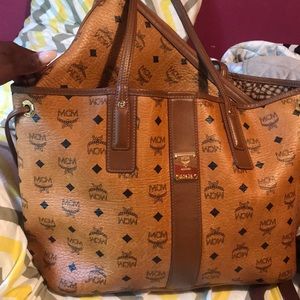 Authentic MCM (wristlet slightly worn)